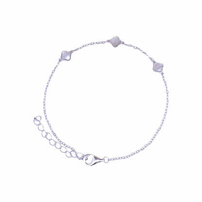 Tiny Trio Bracelet (Pure Silver) - Silver
