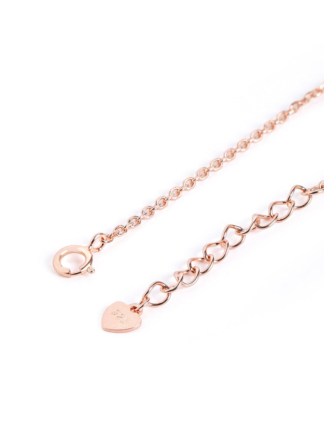 Trio Evil Eye Bracelet (Pure Silver) - Rose Gold