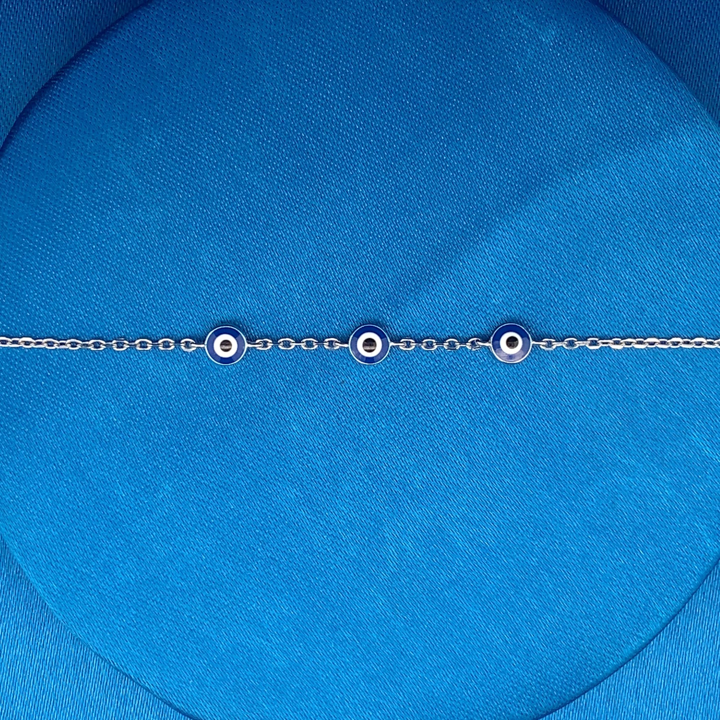 Trio Evil Eye Bracelet Silver