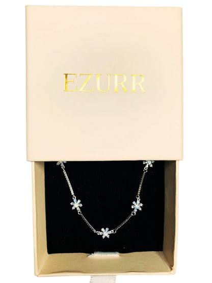 Baguette Bloom Bracelet (Pure Silver) - Silver