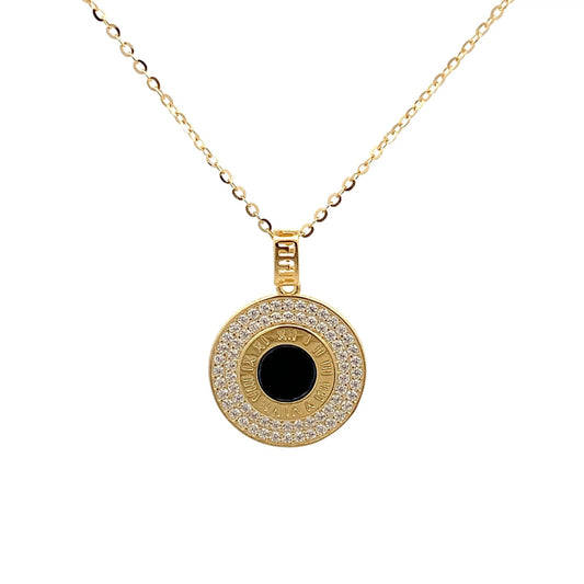 Roman Legacy Pendant Chain (Pure Silver) - Gold