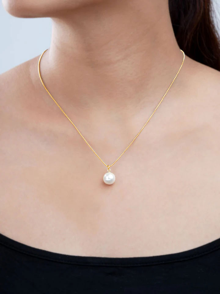 Big Pearl Pendant Chain