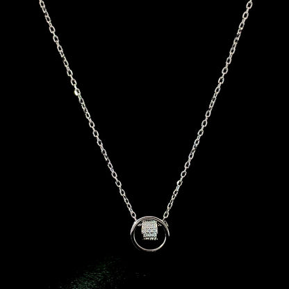 Dual Ring Pendant Chain