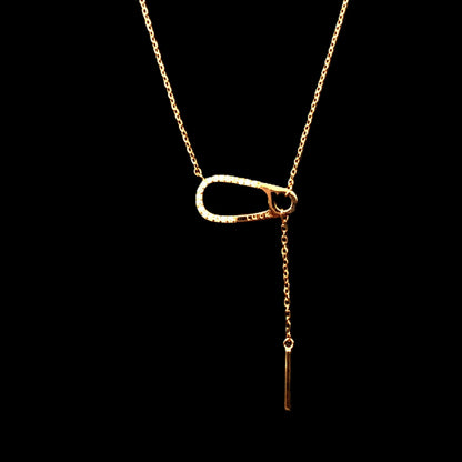 Luck Pendant Chain Rose Gold