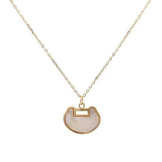 Clutch Pendant Chain (Pure Silver) - Gold