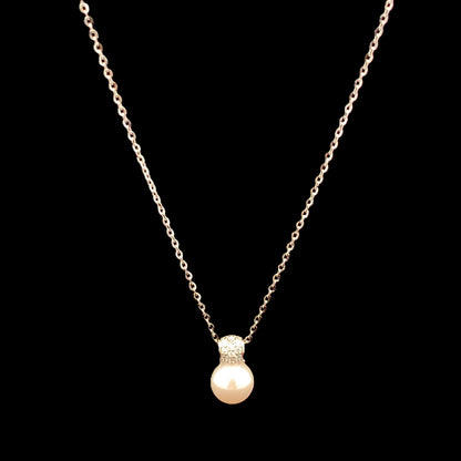 Pearl Bliss Pendant Chain Silver