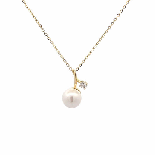 Pearl Essence Pendant Chain (Pure Silver) - Gold