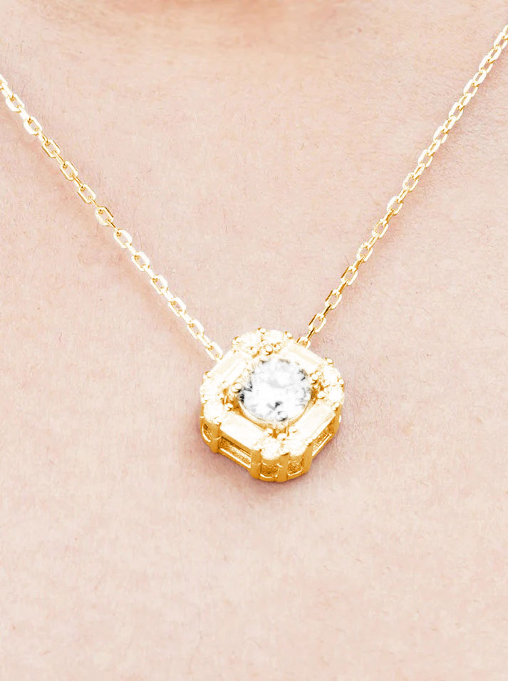 Yellow Diamond Pendant Chain