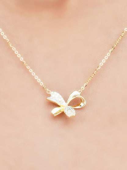 Princess Bow Pendant Chain