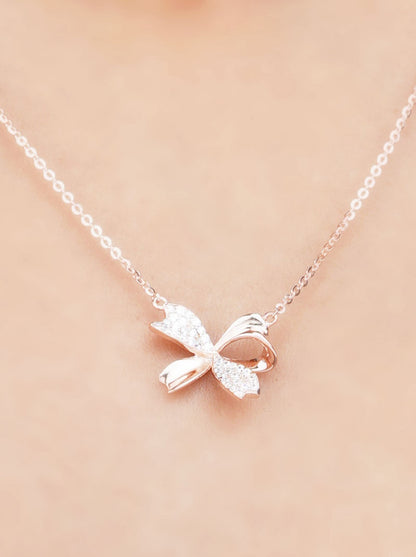 Princess Bow Pendant Chain