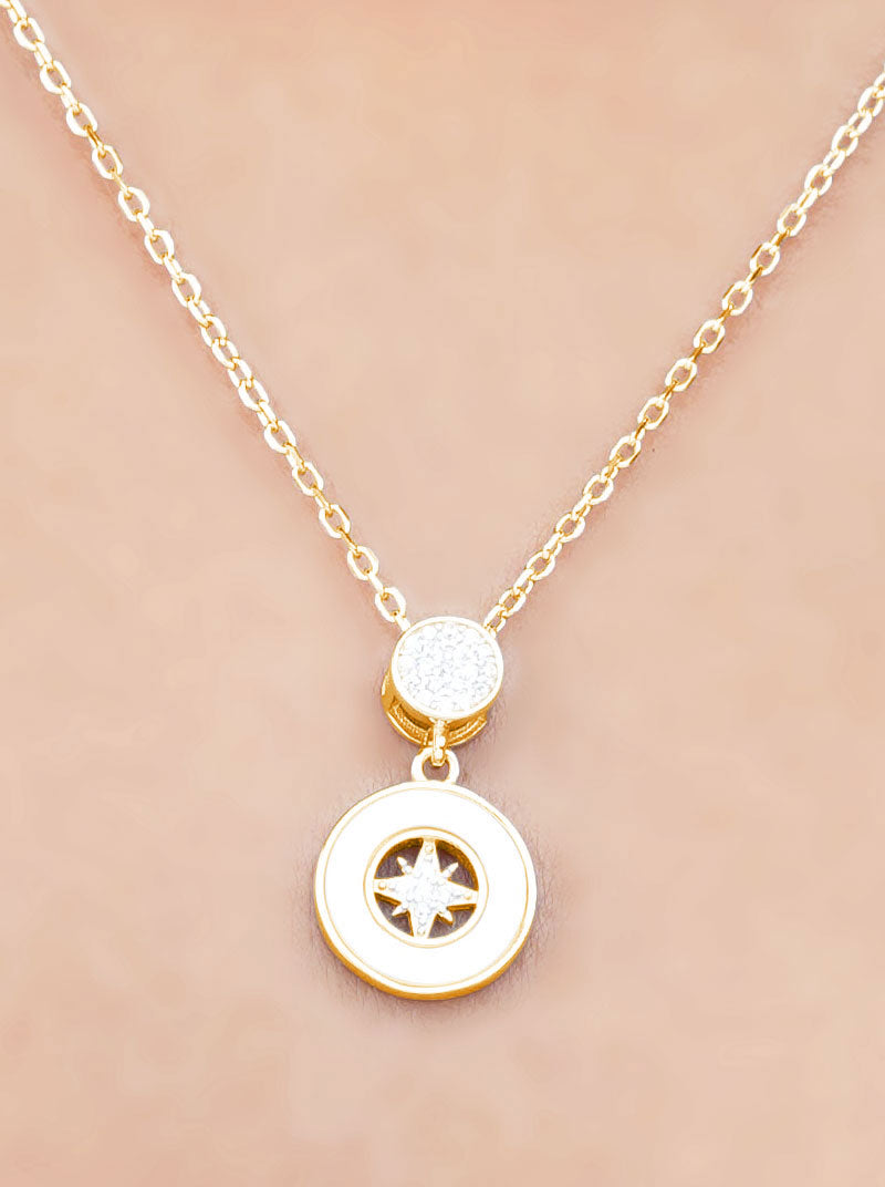 Round Northstar Pendant Chain