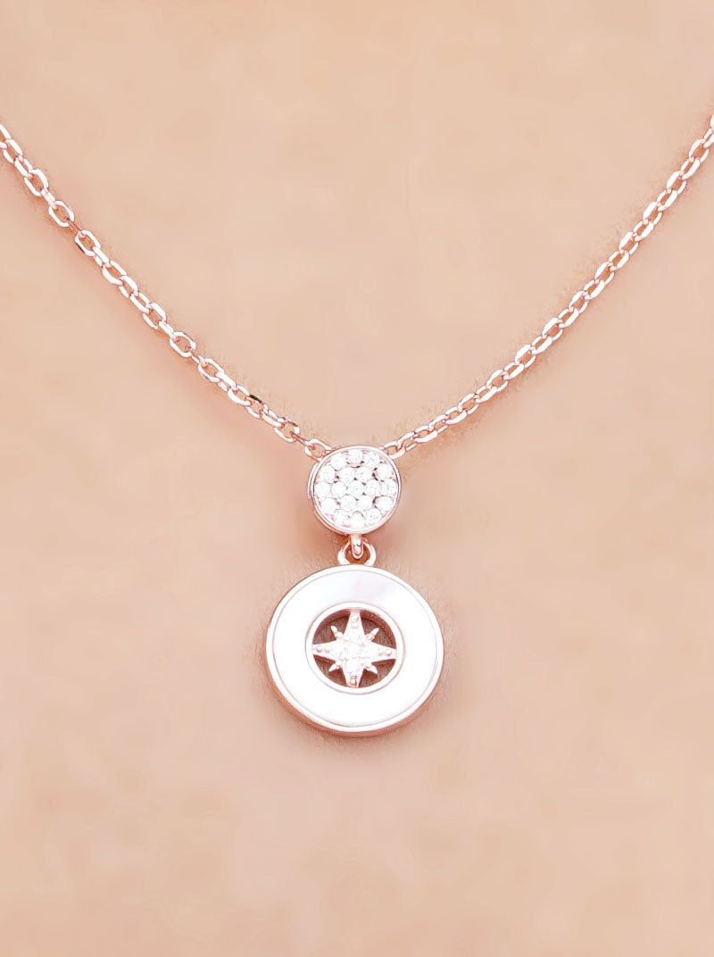 Round Northstar Pendant Chain