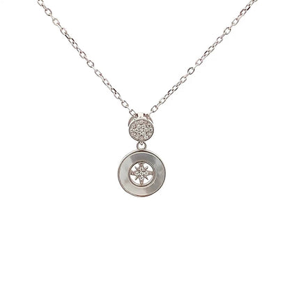 Round Northstar Pendant Chain (Pure Silver) - Silver
