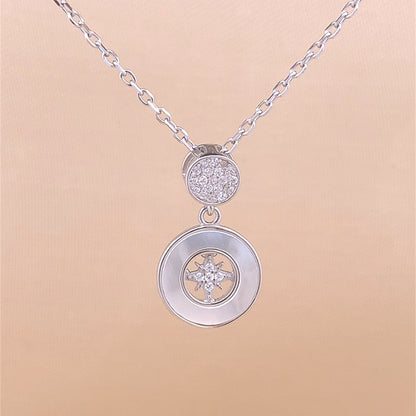 Round Northstar Pendant Chain (Pure Silver)