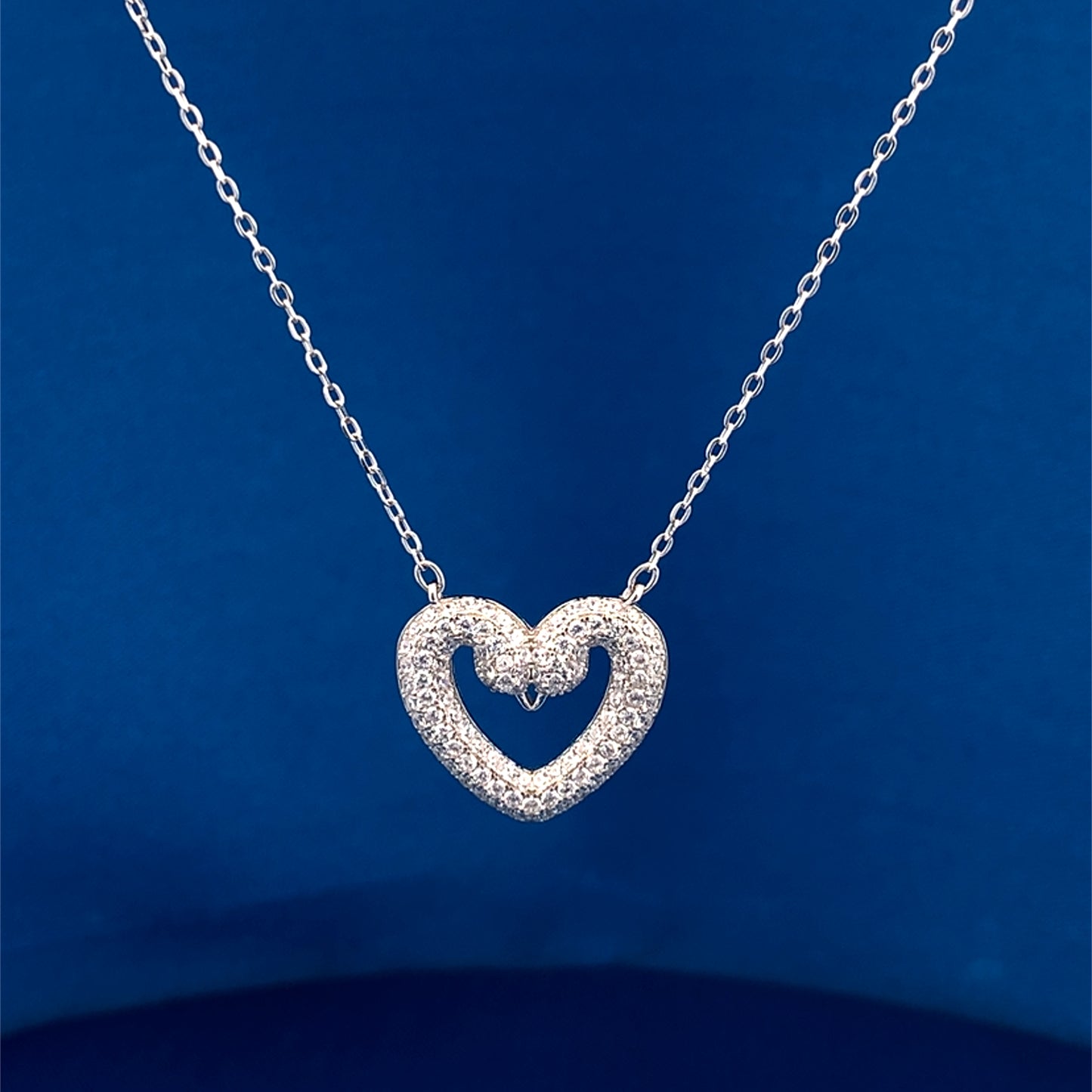 Swan Heart Pendant Chain