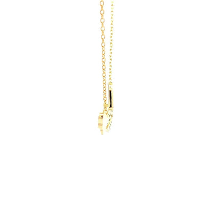 Celestara Duo Butterfly Pendant Chain (Pure Silver) - Gold