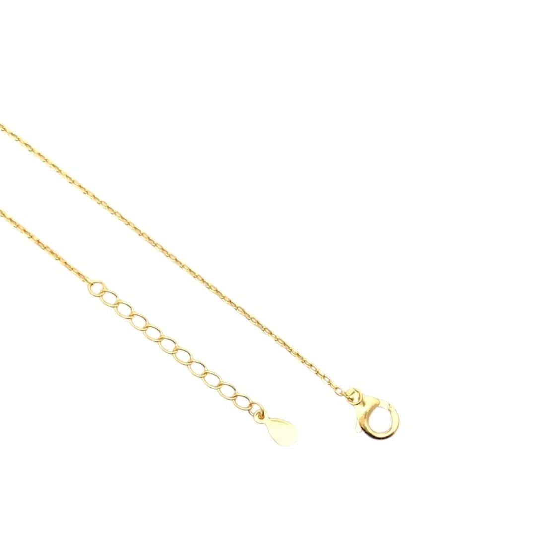 Luminous Trio Pendant Chain (Pure Silver) - Gold