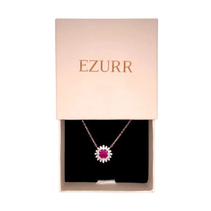 Solara Pendant Chain (Pure Silver) - Rose Gold