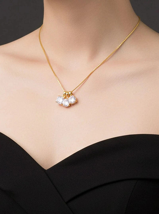 Triad Spark Pendant Chain (Pure Silver) - Gold
