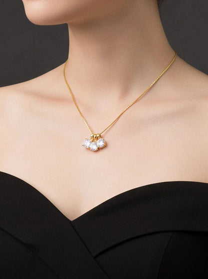Triad Spark Pendant Chain (Pure Silver) - Gold