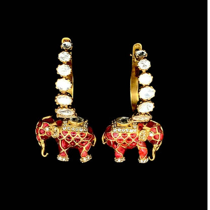 Matangini Royale Necklace Set (Pure Silver) - Majenta