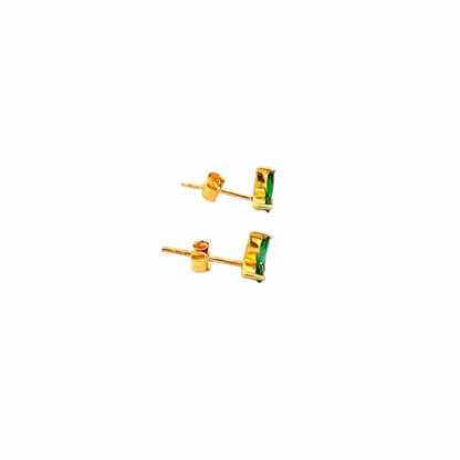 Lush Light Stud Earrings (Pure Silver) - Gold