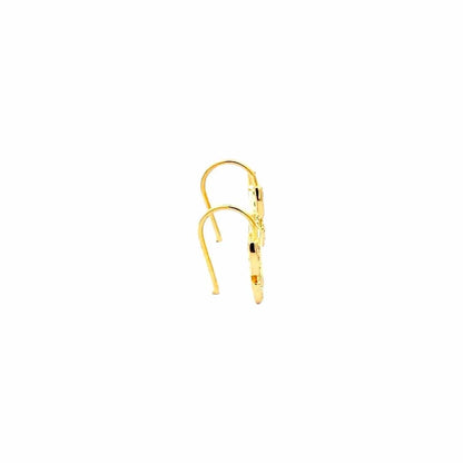 Twilight Butterfly Earrings (Pure Silver) - Gold