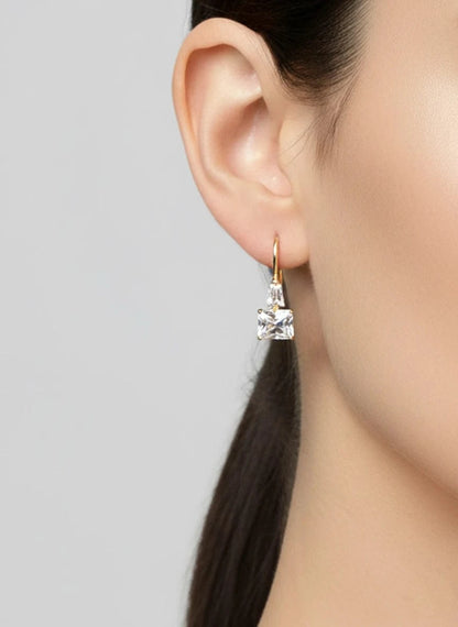 Radiant Core Earrings (Pure Silver) - Gold