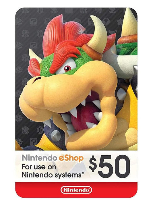 Nintendo eShop Gift Card Code $50 USD