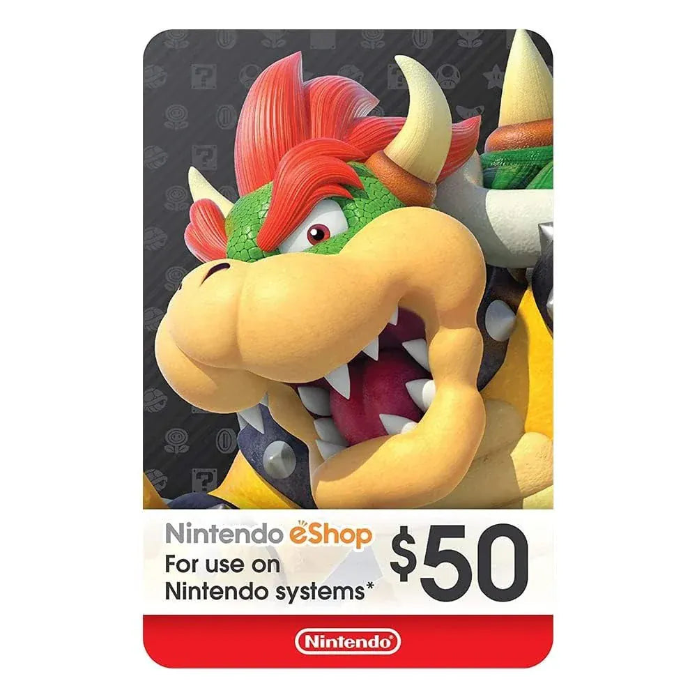Nintendo eShop Gift Card Code $50 USD