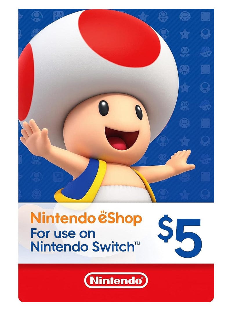 Nintendo eShop Gift Card Code $5 USD