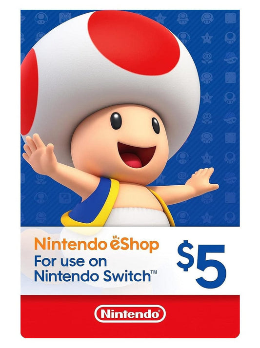 Nintendo eShop Gift Card Code $5 USD