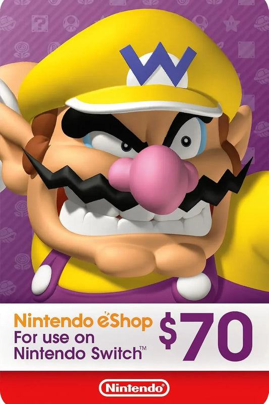 Nintendo eShop Gift Card Code $70 USD