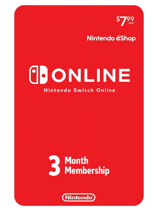 Nintendo Switch Online 3 Months Individual Membership USA