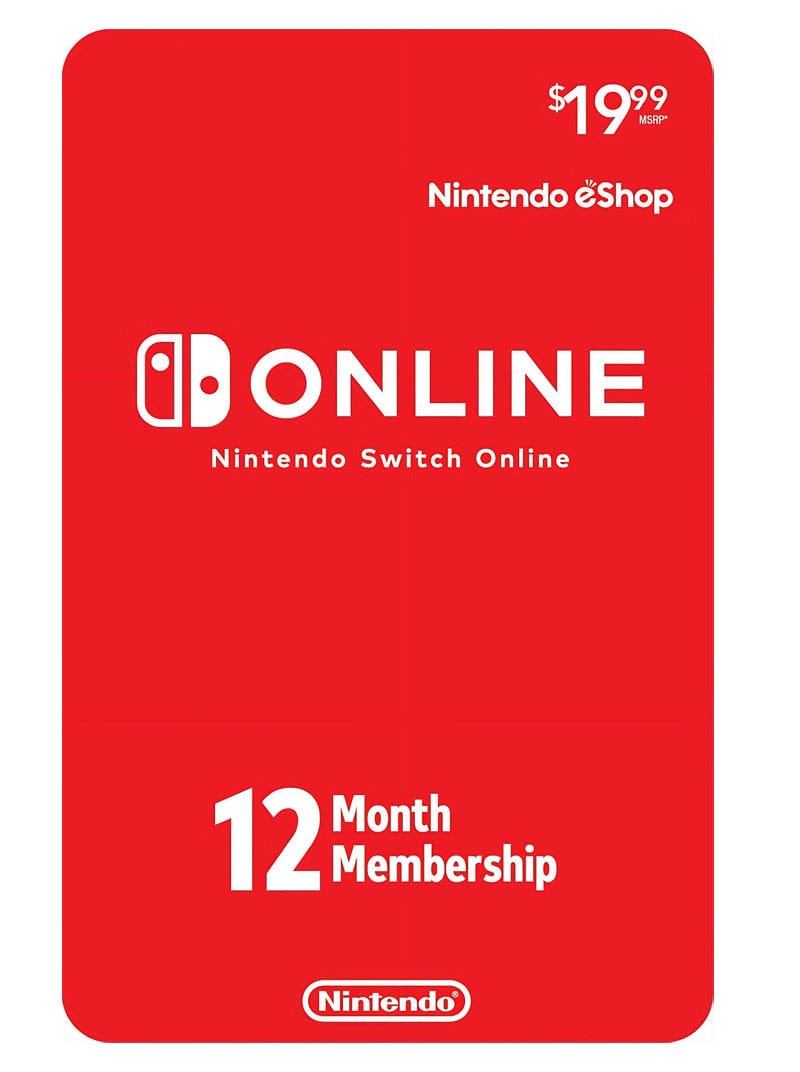 Nintendo Switch Online 12 Months Individual Membership USA