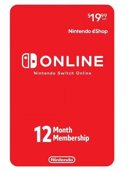 Nintendo Switch Online 12 Months Individual Membership USA