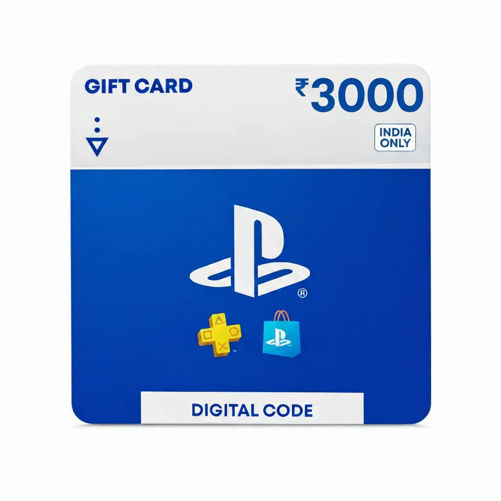 Rs.3000 PlayStation Network Wallet Top Up (PSN CARD India)