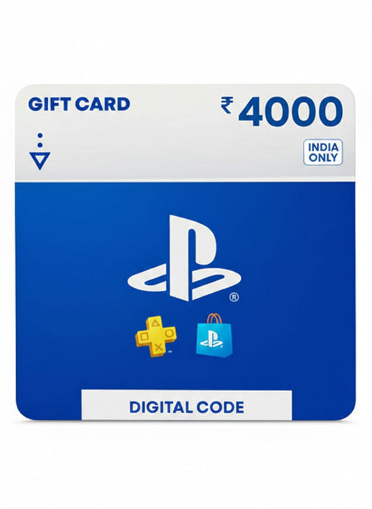 Rs.4000 PlayStation Network Wallet Top Up (PSN CARD India)