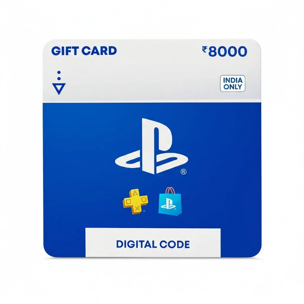 Rs.8000 PlayStation Network Wallet Top Up (PSN CARD India)