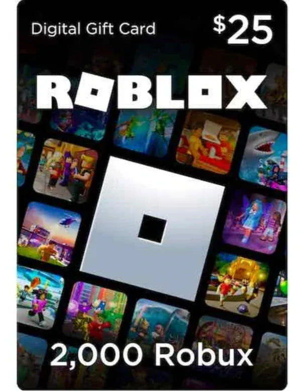 Roblux Gift Card $25 - 2000 Robux