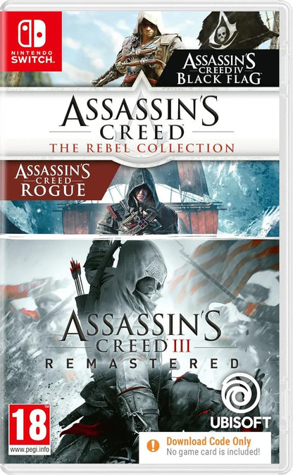 Switch Assassins Creed III+Rebel B (CIB) (New)