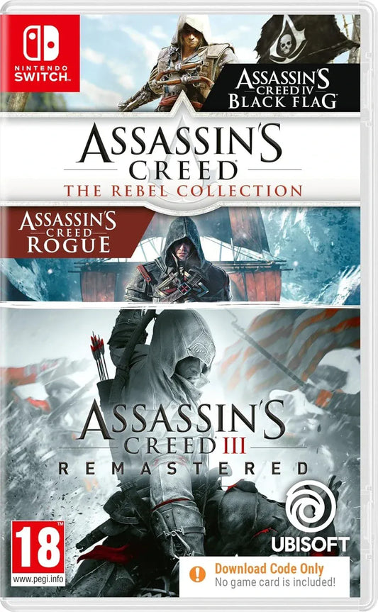 Switch Assassins Creed III+Rebel B (CIB) (New)