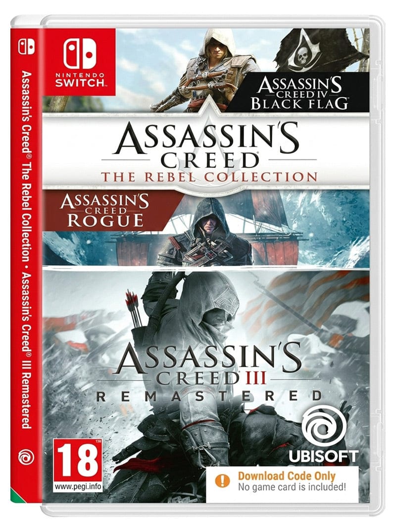 Switch Assassins Creed III+Rebel B (CIB) (New)