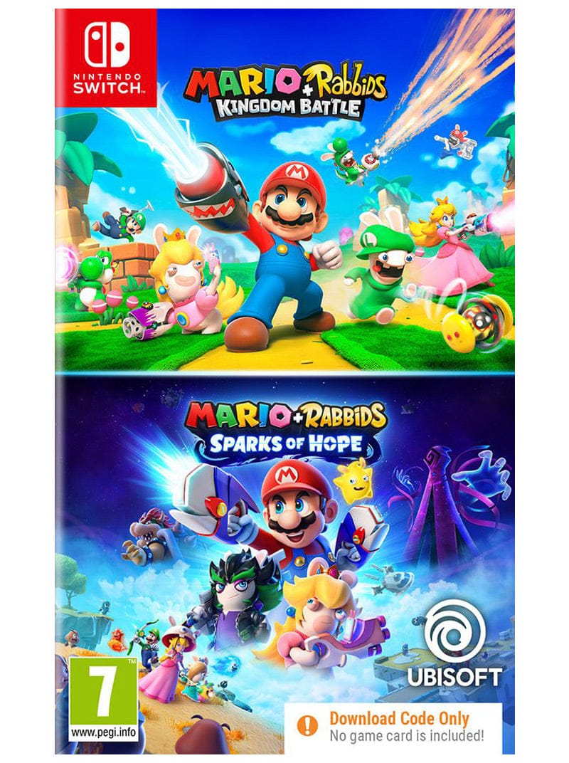 Switch Mario & Rabbids Double Pack (CIB) (New)