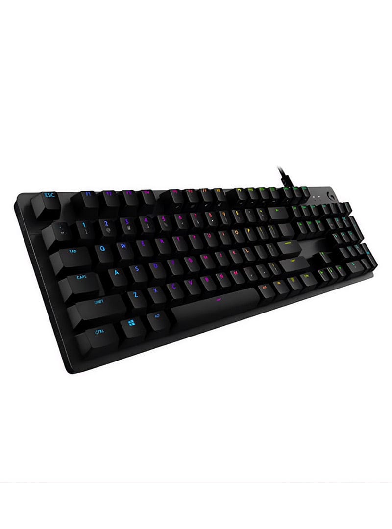 Logitech G512 RGB Mechanical Gaming Keyboard – (GX Blue Clicky, Carbon) (New)