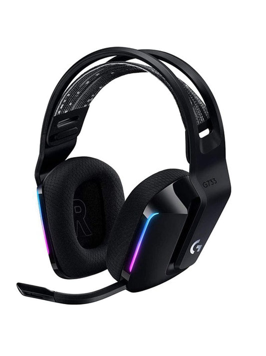 Logitech G733 Lightspeed Wireless RGB Gaming Headset - (Black) (New)