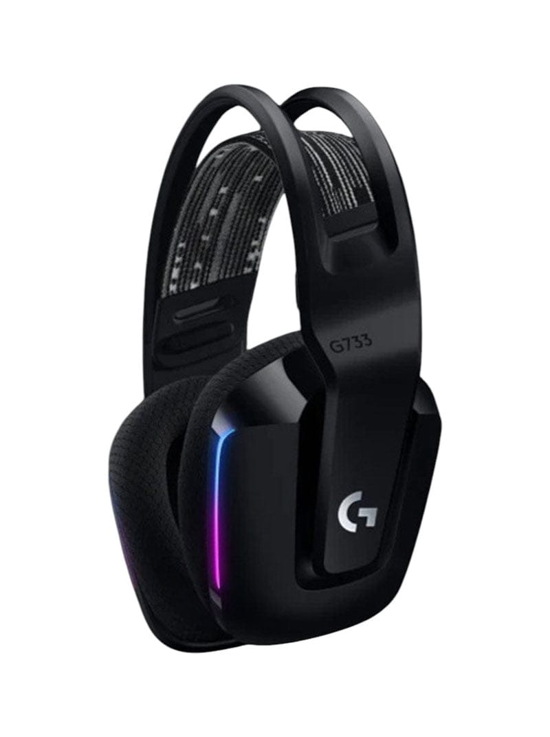 Logitech G733 Lightspeed Wireless RGB Gaming Headset - (Black) (New)