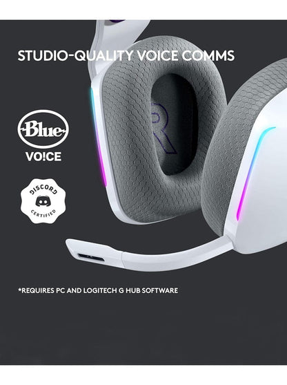Logitech G733 Lightspeed Wireless RGB Gaming Headset – (White) (New)