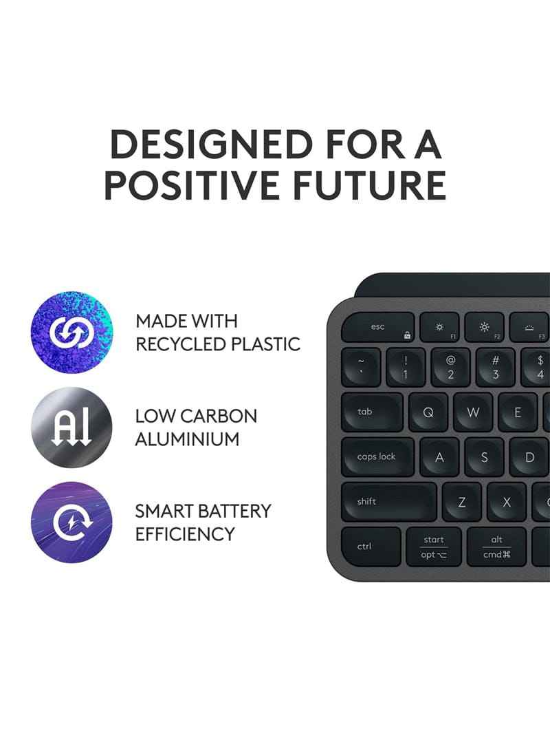 Logitech MX Keys S Wireless Keyboard - Graphite (New)