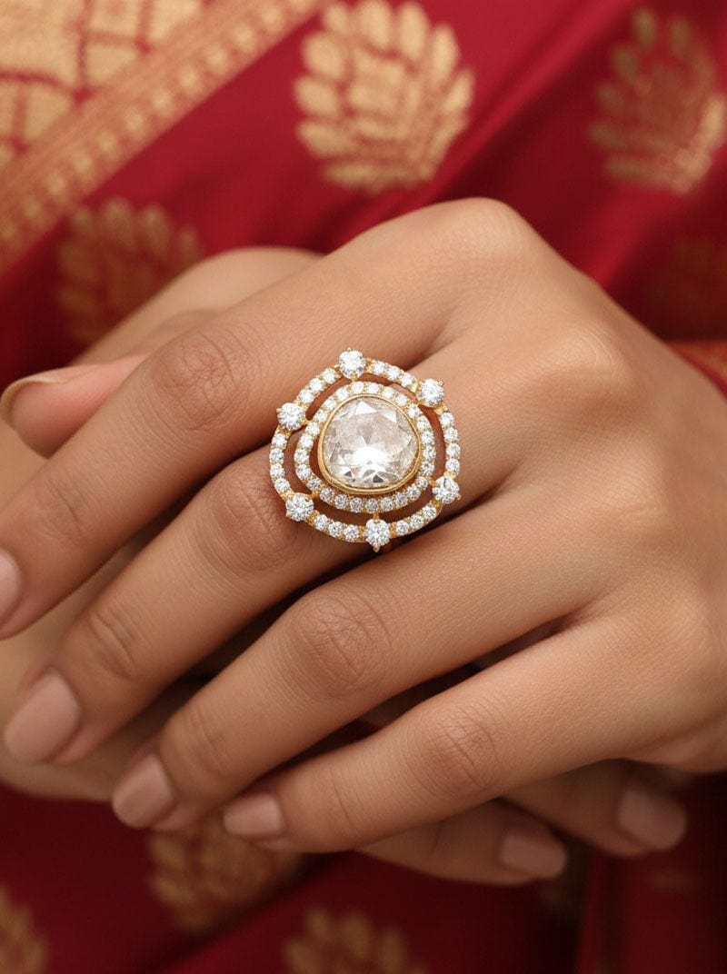 Imperial Radiance Ring (Pure Silver) - White